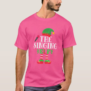 The Singing Elf Pajama Family Matching Christmas T-Shirt