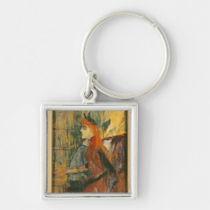 The Singing Lesson, 1882 Key Ring