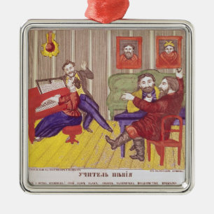 The Singing Lesson Metal Tree Decoration