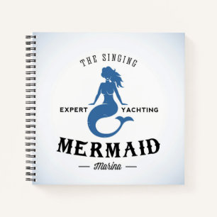 The Singing Mermaid Poster Notebook