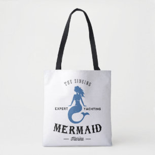 The Singing Mermaid Poster Tote Bag