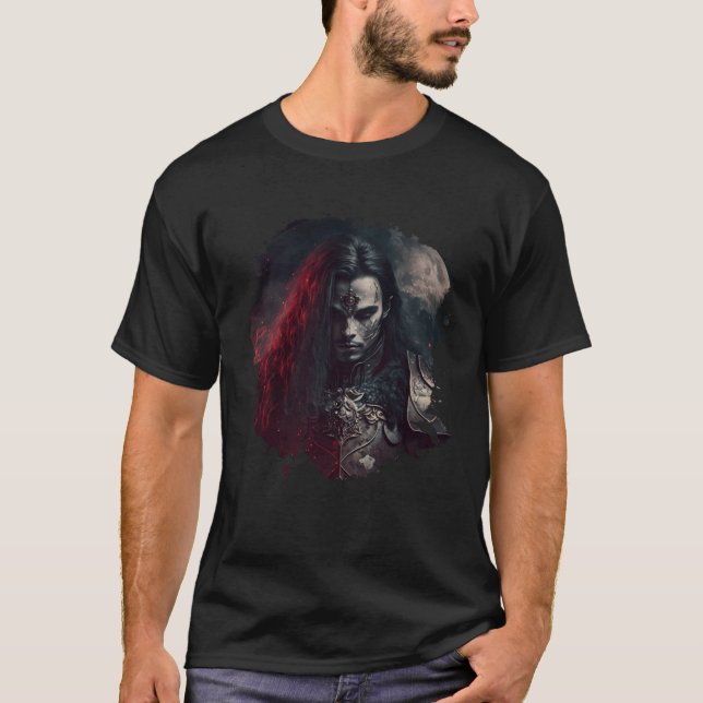 The sinister vampire of fantasy T-Shirt (Front)