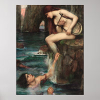 The Siren John William Waterhouse Art