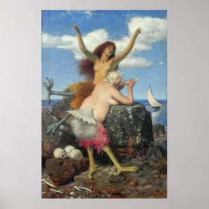 The Sirens by Arnold Böcklin Poster