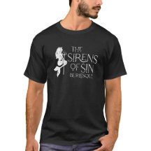 The Sirens of Sin distressed logo/tagline mens fit