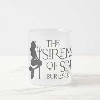 The Sirens of Sin Frosted Glass Frosted Glass Coffee Mug