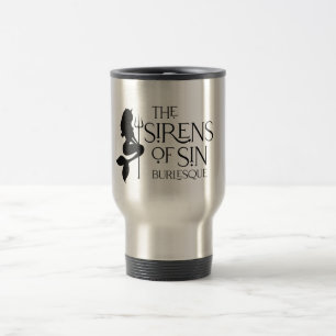 The Sirens of Sin Logo Travel Mug