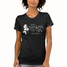 The Sirens of Sin logo with tagline women's fit