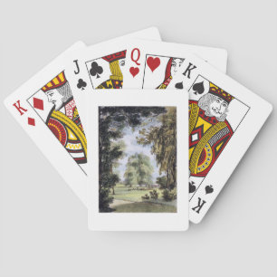 The Sister Trees, Kew Gardens, plate 8 from 'Kew G Playing Cards