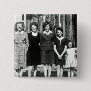 The sisters 15 cm square badge