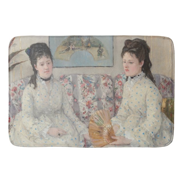 The Sisters (by Berthe Morisot) Bath Mat (Front)