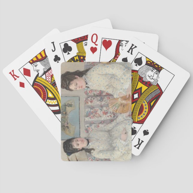 The Sisters (by Berthe Morisot) Playing Cards (Back)