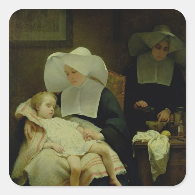 The Sisters of Mercy, 1859 Square Sticker (Front)