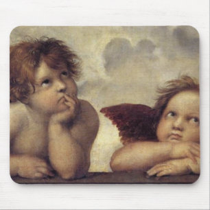 The Sistine Madonna (detail) Mouse Mat