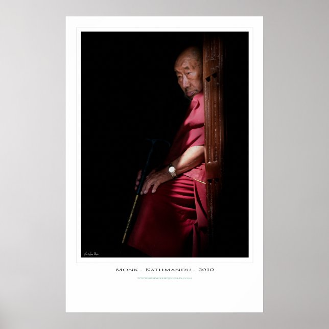 The Sitting Monk Print (Front)