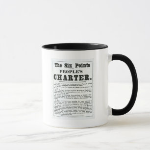 The Six Points of the People's Charter Mug