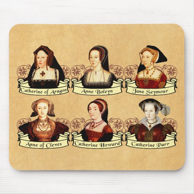 The SIx Wives of Henry VIII Classic Mouse Mat (Front)