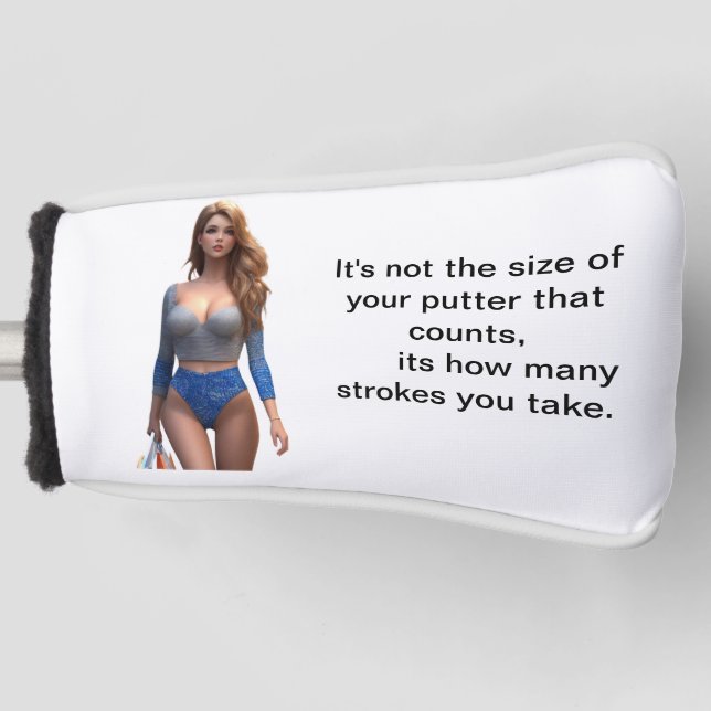 The Size Of Your Putter Golf Head Cover (Front)
