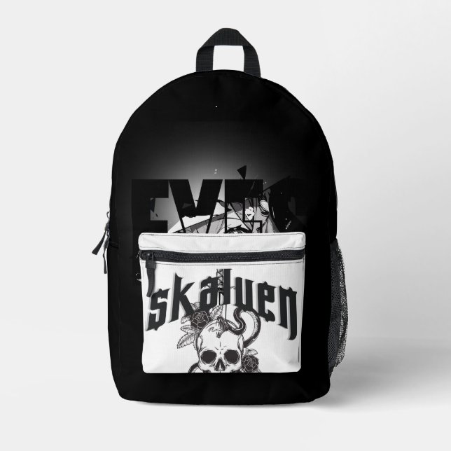 THE SKALVEN PRINTED BACKPACK (Front)