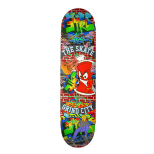 The Skate Grind City Skateboard