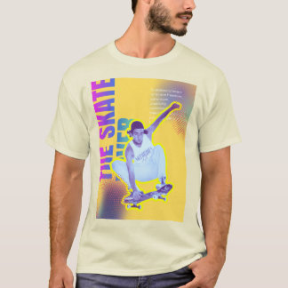 The Skate Lover - Men's Basic Cream Colour T-Shirt