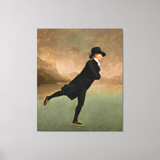 The Skating Minister by Henry Raeburn (c 1790) Canvas Print