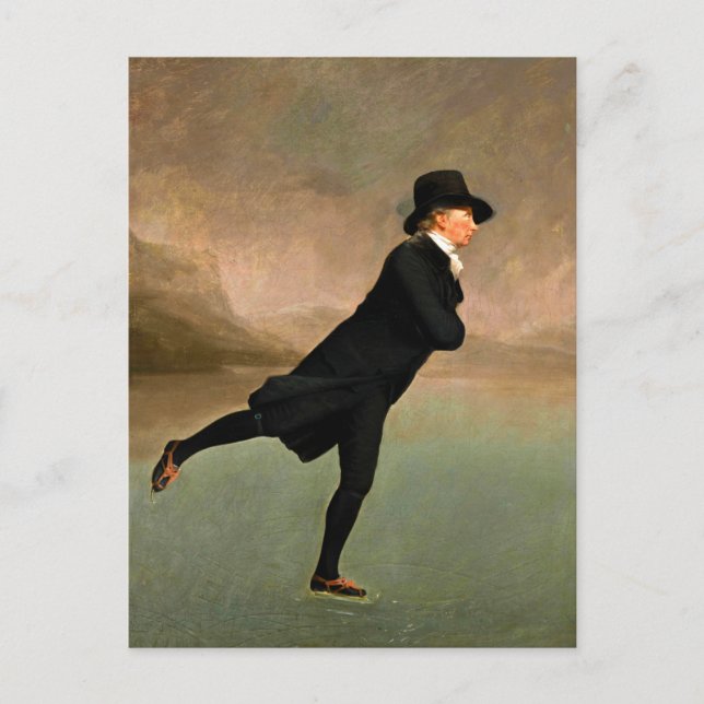The Skating Minister by Henry Raeburn (c 1790) Postcard (Front)