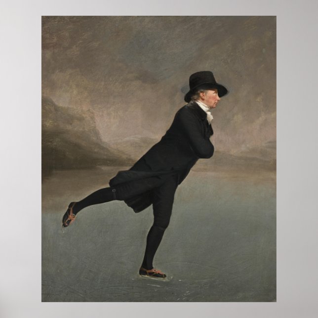 The Skating Minister Canvas Print (Front)