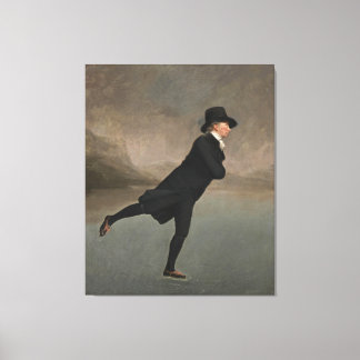 The Skating Minister Canvas Print