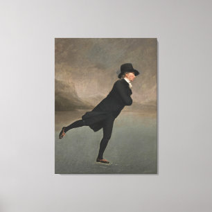 The Skating Minister Canvas Print