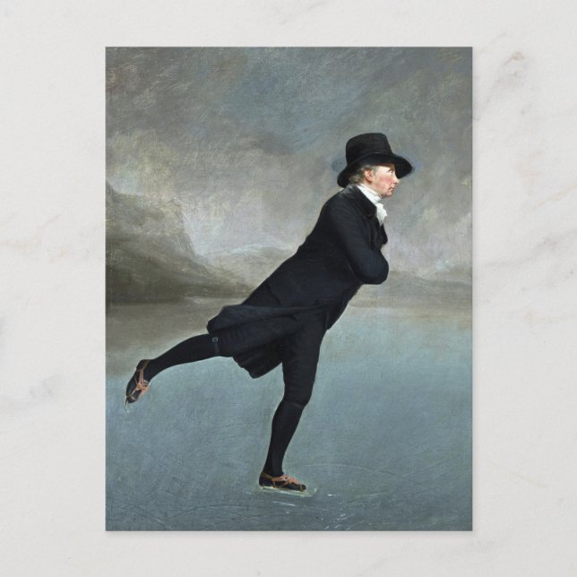 The Skating Minister painting by Henry Raeburn Postcard (Front)