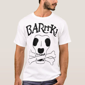 The Skeletal Anatomy of a Pirate Dog T-Shirt