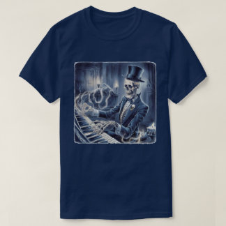 The skeleton plays piano T-Shirt