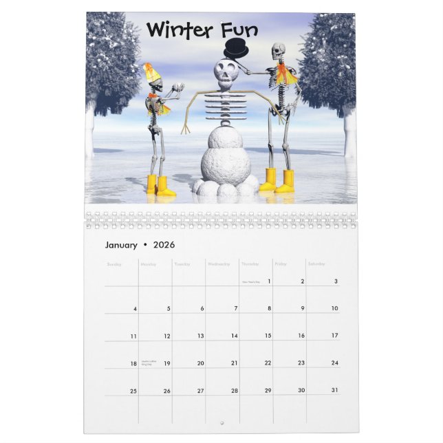 The Skeletonians No. 2 calendar (Jan 2026)
