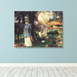 The Sketchers by John Singer Sargent Canvas Print