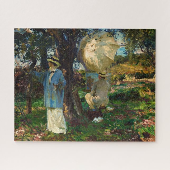 The Sketchers by John Singer Sargent Jigsaw Puzzle (Horizontal)