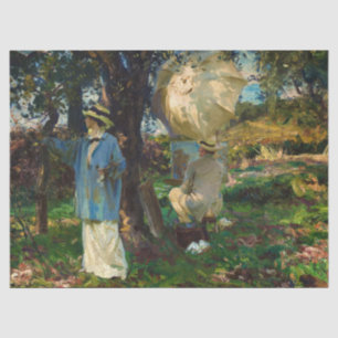 The Sketchers by John Singer Sargent Tissue Paper
