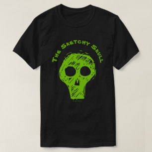 THE SKETCHY SKULL - T-Shirt