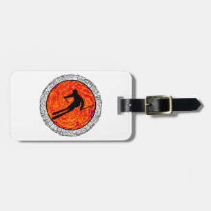 THE SKI MAKES LUGGAGE TAG