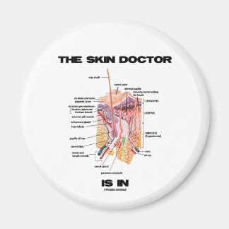 The Skin Doctor Is In (Dermatology Attitude) Magnet