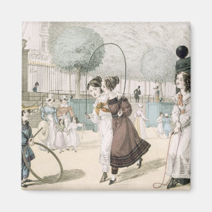 The Skipping Game, plate 115 from 'Le Bon Genre', Magnet