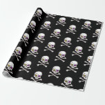 The Skull and Bones Gift wrap<br><div class="desc">For the pirates,  for the punks,  a sign of toxic funk.</div>