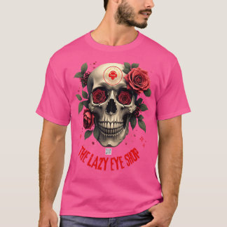 The SKULL and Roses Design 3 T-Shirt