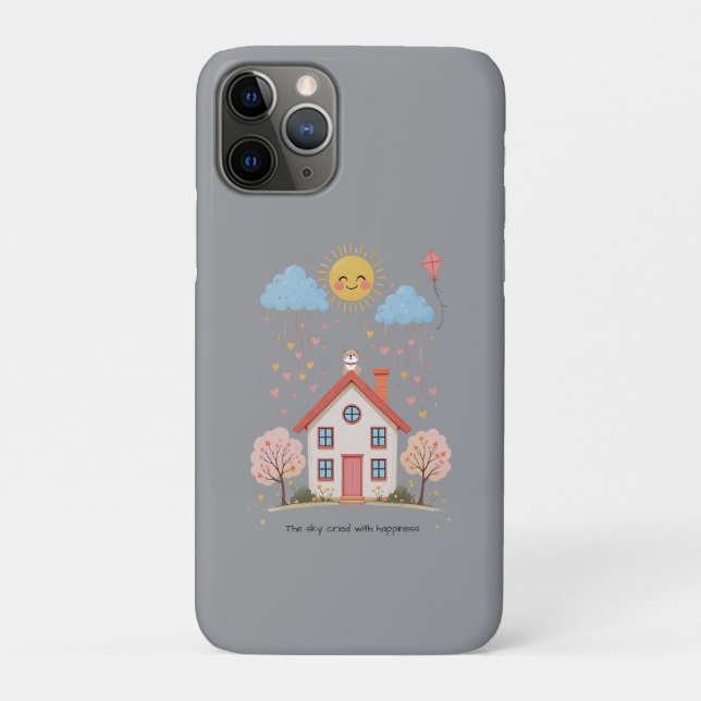 The sky cried with happiness Case-Mate iPhone case (Back)