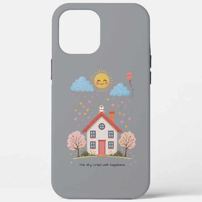 The sky cried with happiness Case-Mate iPhone case (Back)