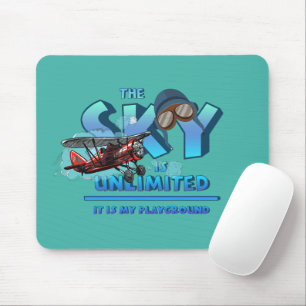 The Sky is My Playground Mouse Mat