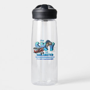 The Sky is My Playground Water Bottle