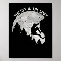 The Sky Is The Limit Moon Rock Climbing Mountain
