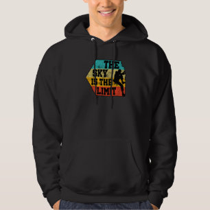 The Sky Is The Limit Rock Climbing Bouldering Clim Hoodie