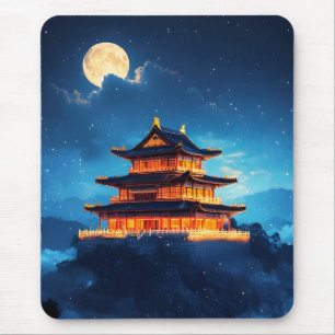 The Sky Palace at Midnight Mouse Mat